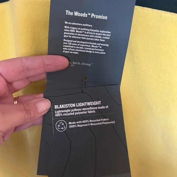 NWT WOODS Blakiston Fleece Sweater - Picture 5 of 9